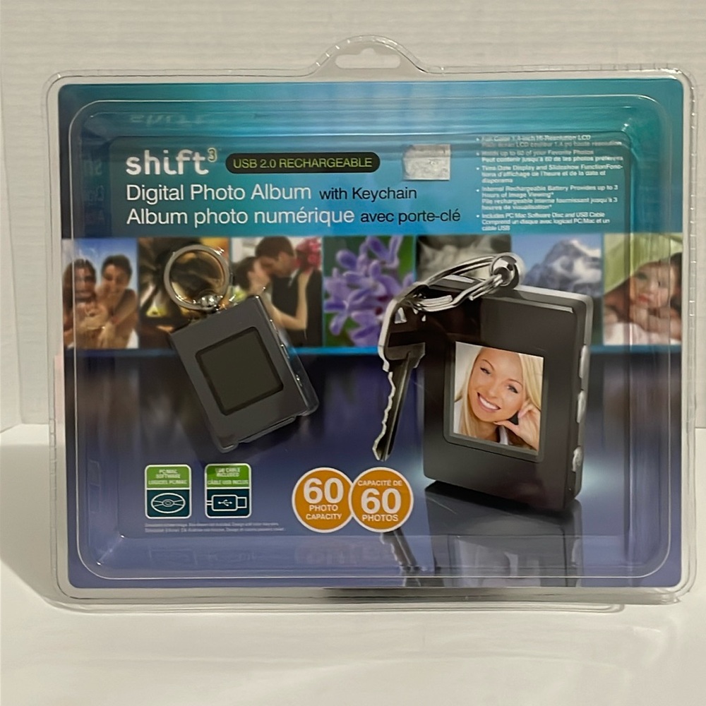Digital Photo Album with Keychain PC MAC Software 2008 NWT